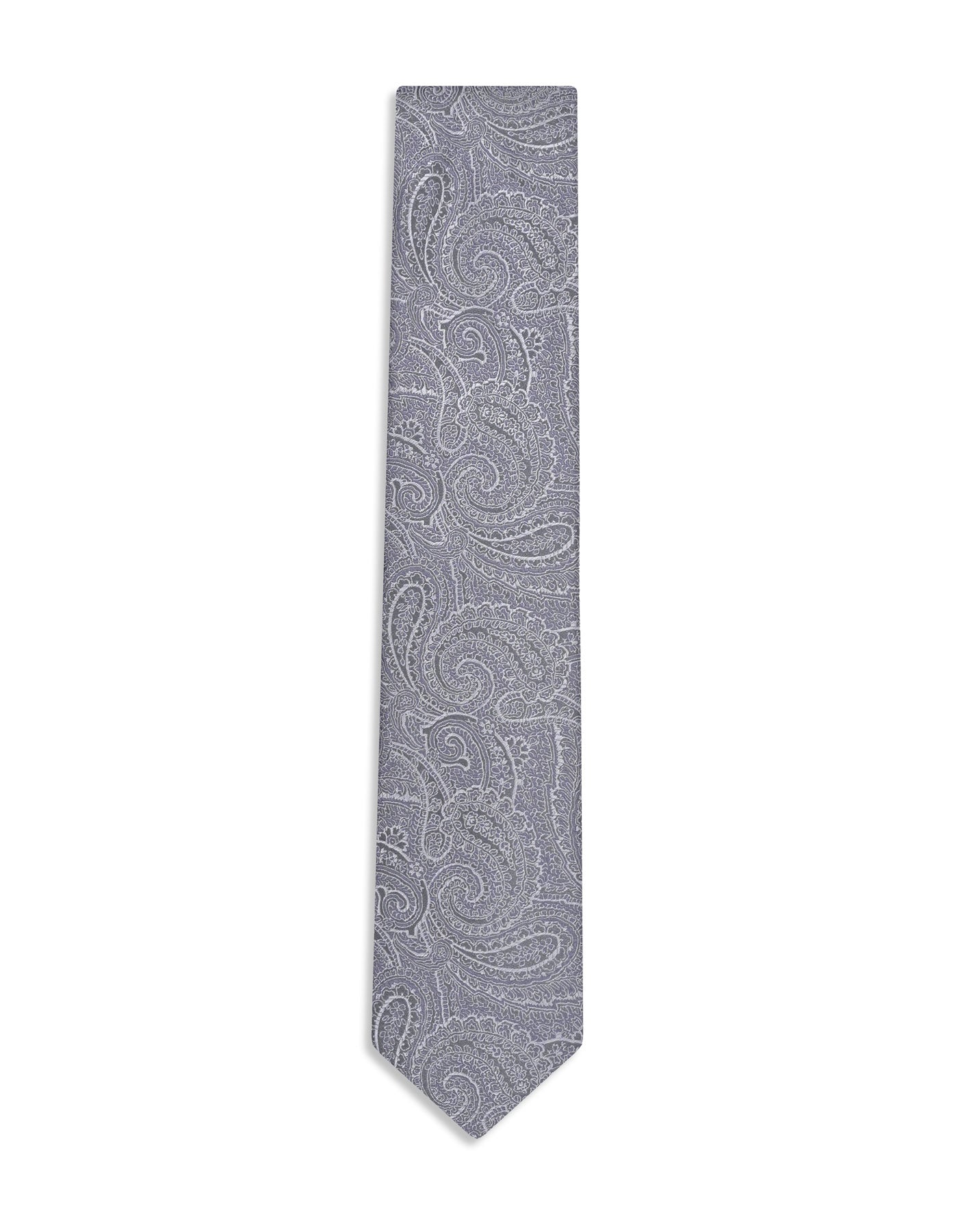 Grey Paisley Tie