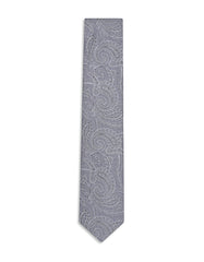 Grey Paisley Tie