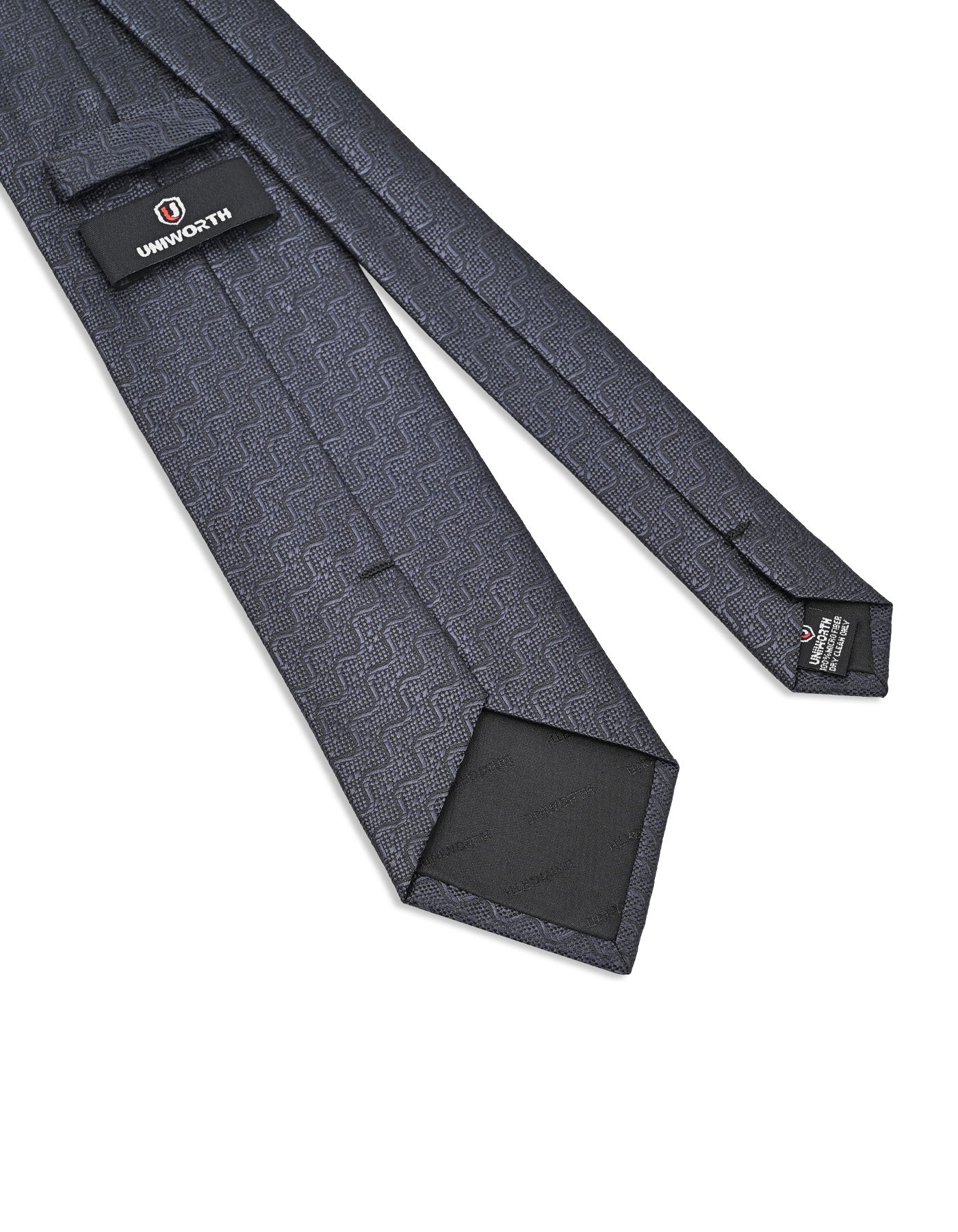 Charcoal Geometric Tie