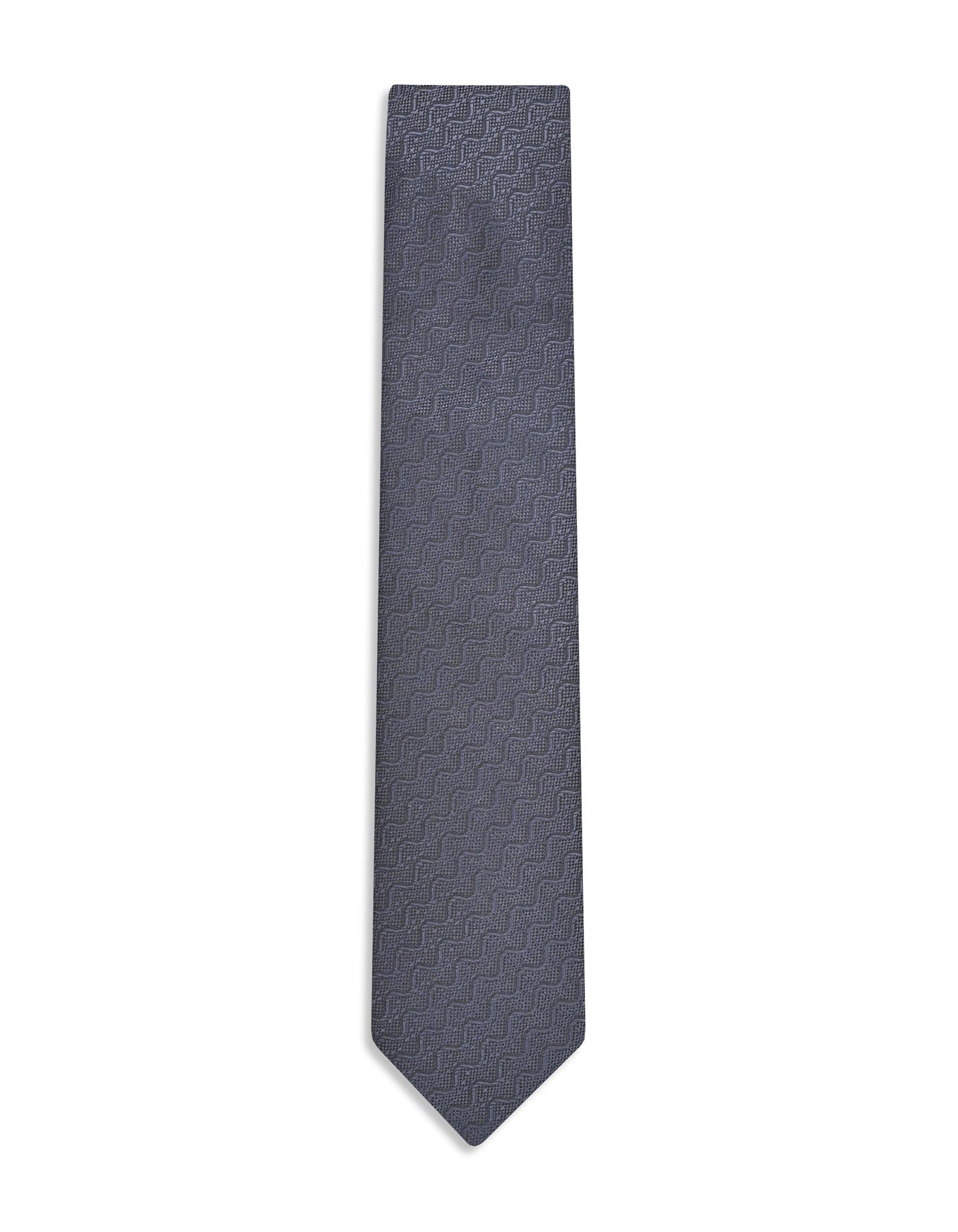 Charcoal Geometric Tie