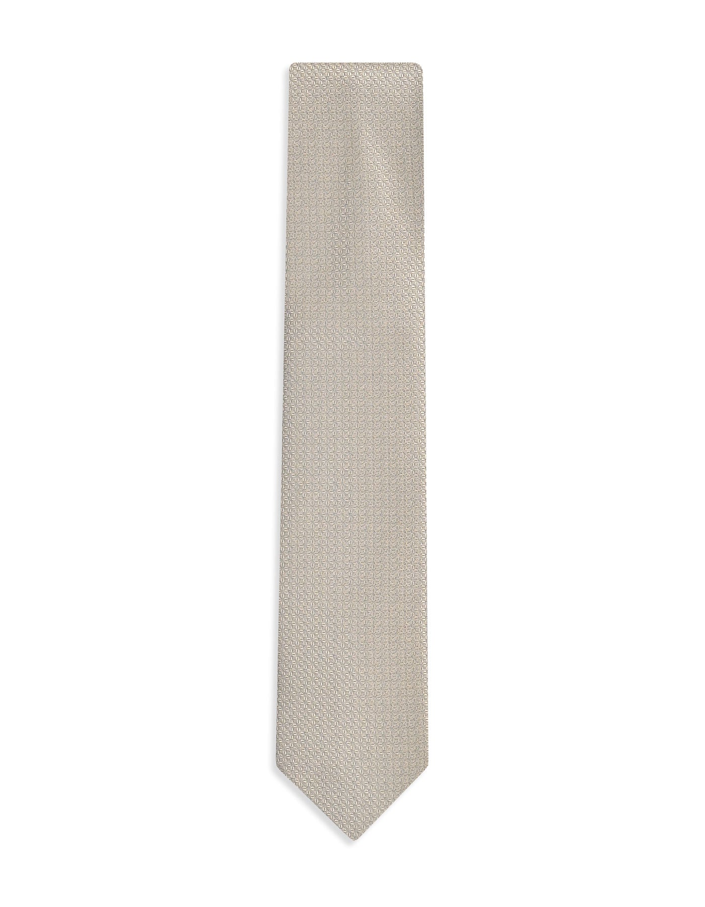 Beige Geometric Tie