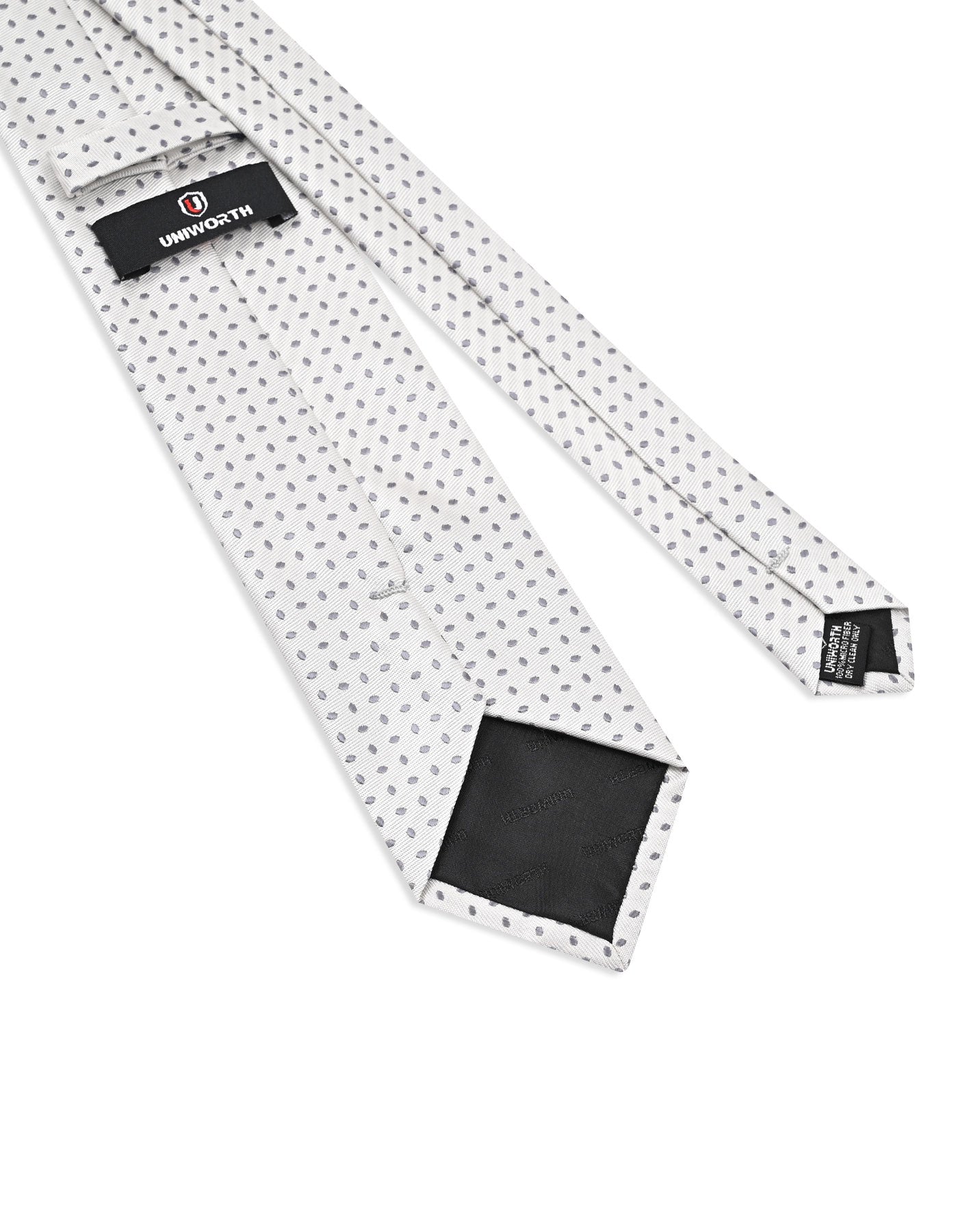 Off White Geometric Tie