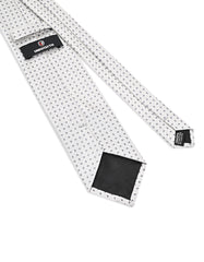 Off White Geometric Tie