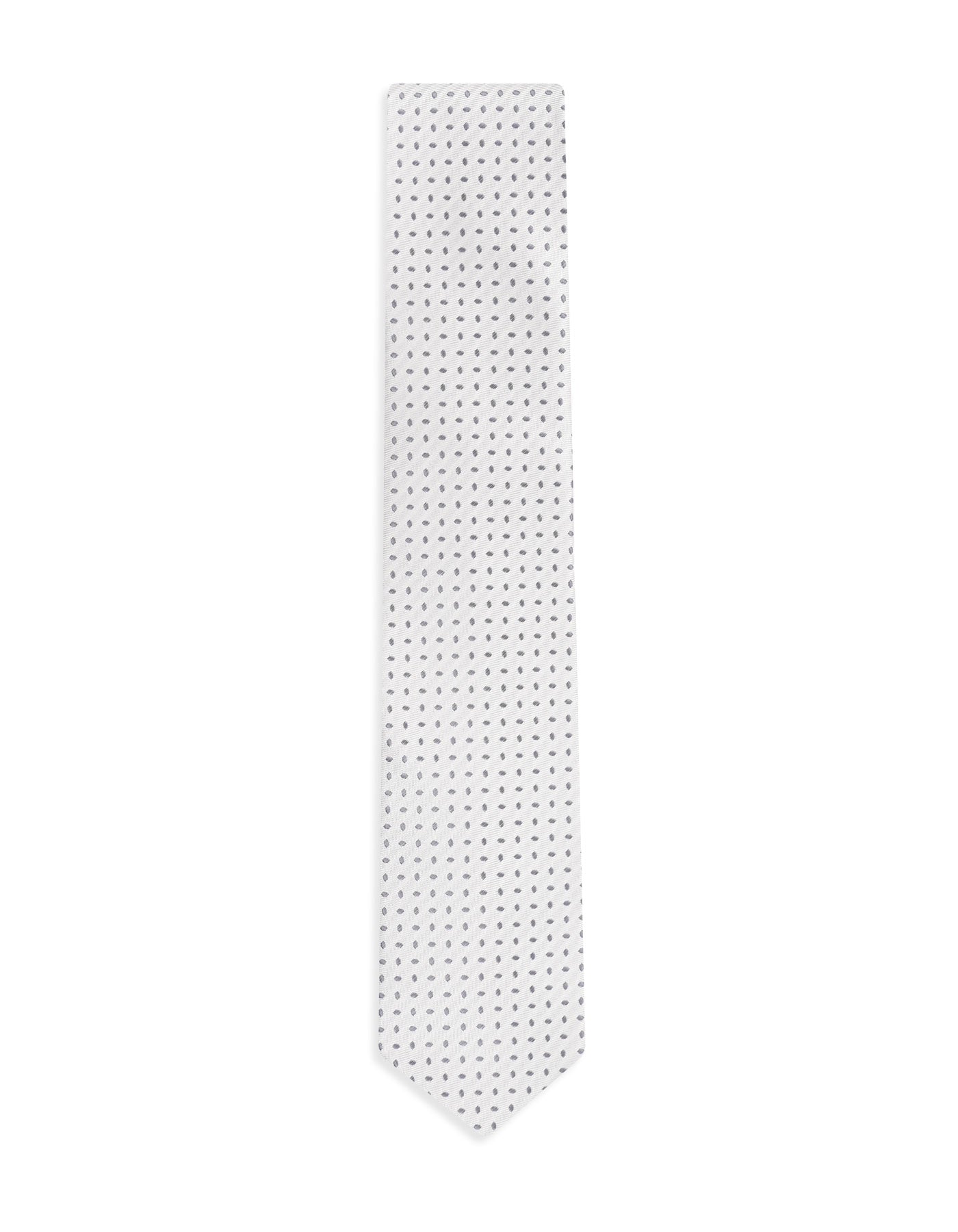 Off White Geometric Tie