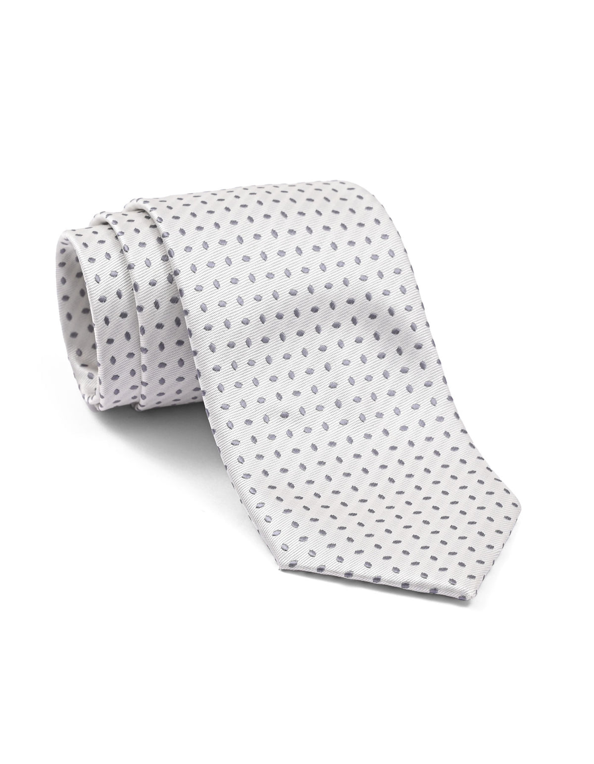 Off White Geometric Tie