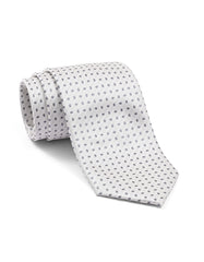 Off White Geometric Tie