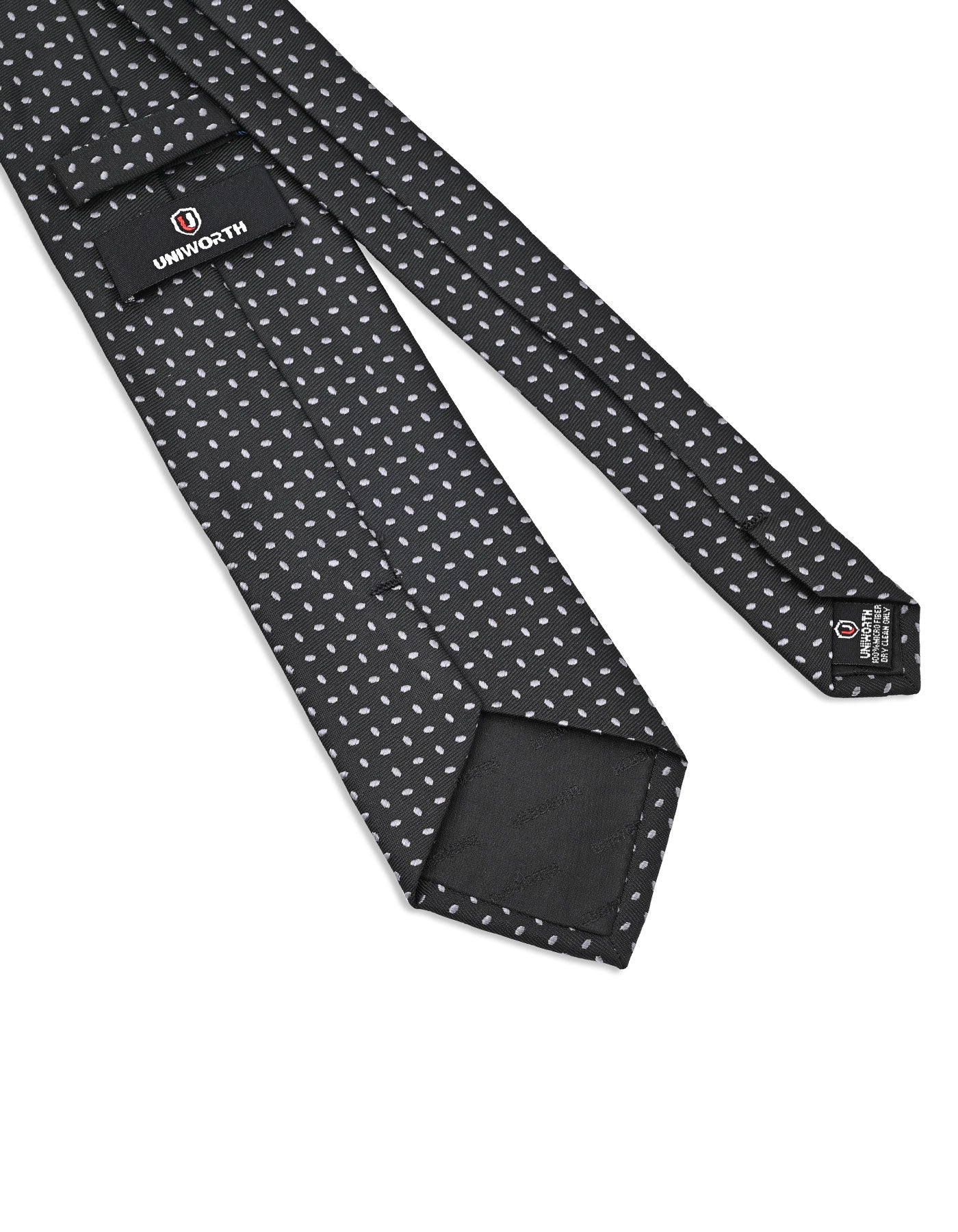Black Geometric Tie
