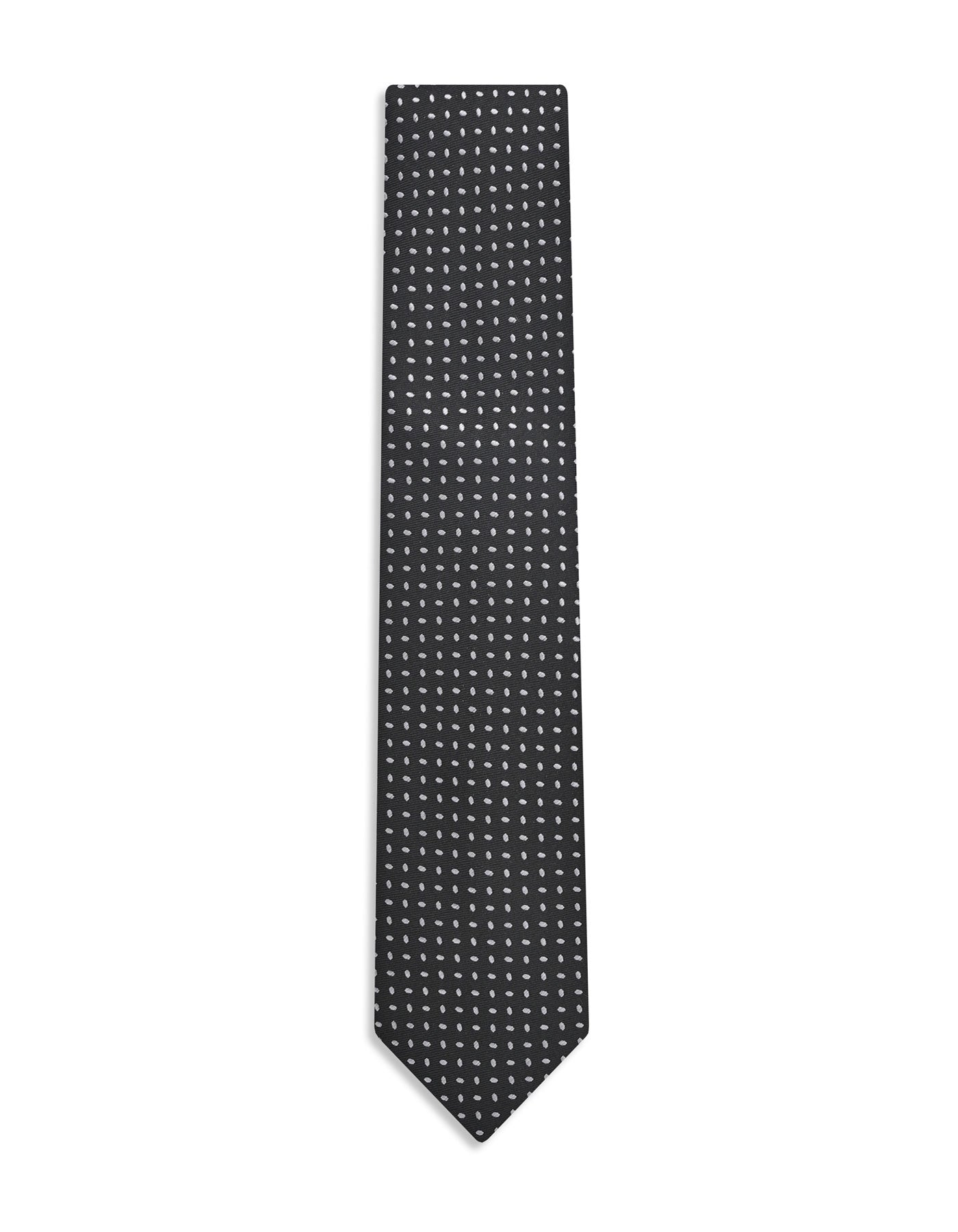 Black Geometric Tie