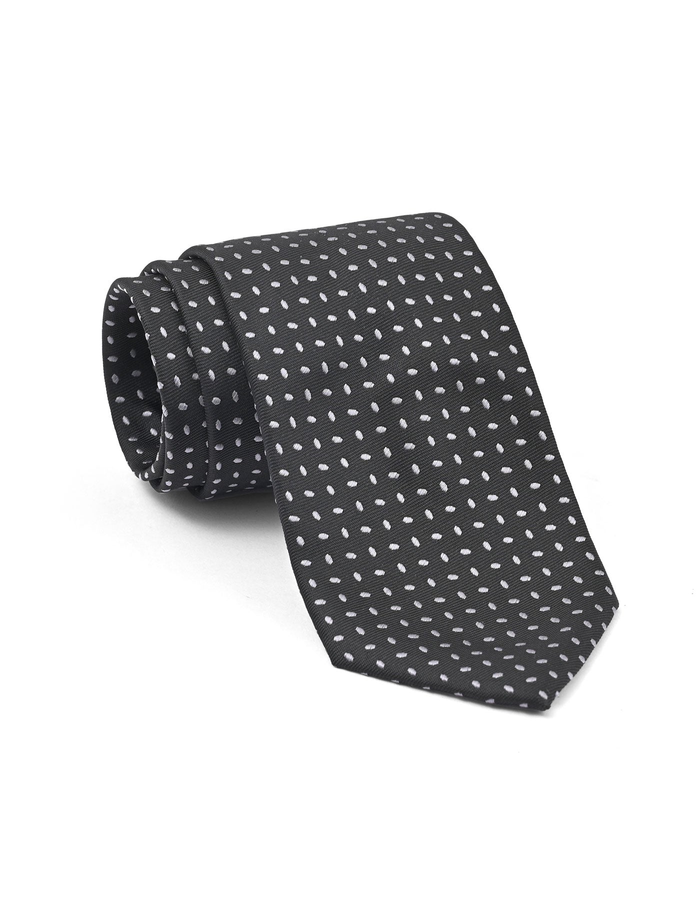 Black Geometric Tie
