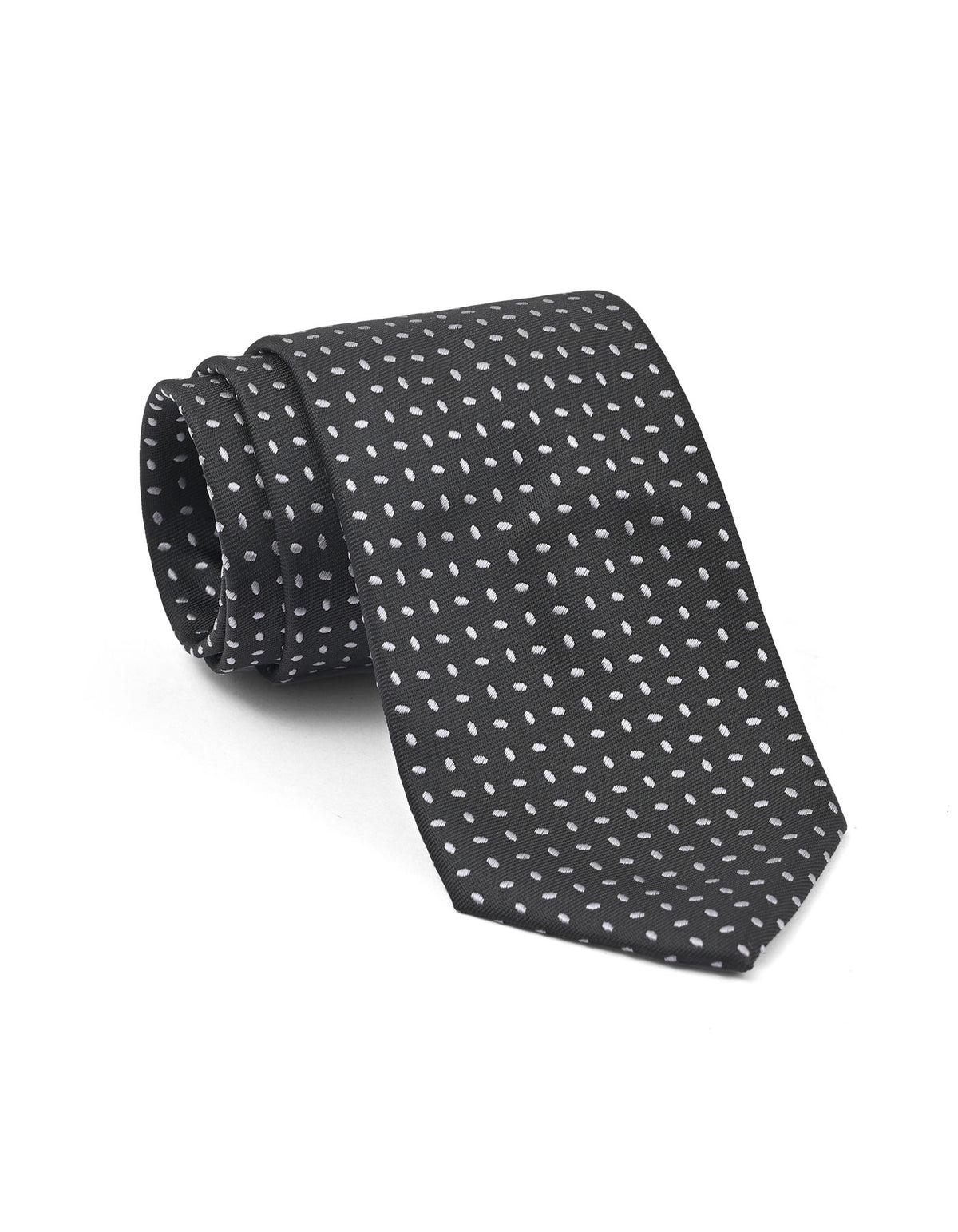 Black Geometric Tie
