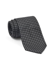 Black Geometric Tie