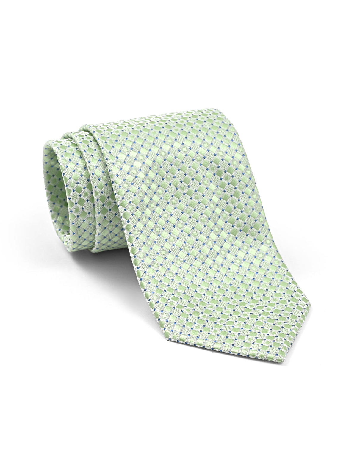 Pista Green Geometric Tie