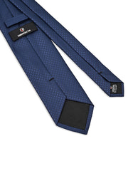 Navy Blue Geometric Tie