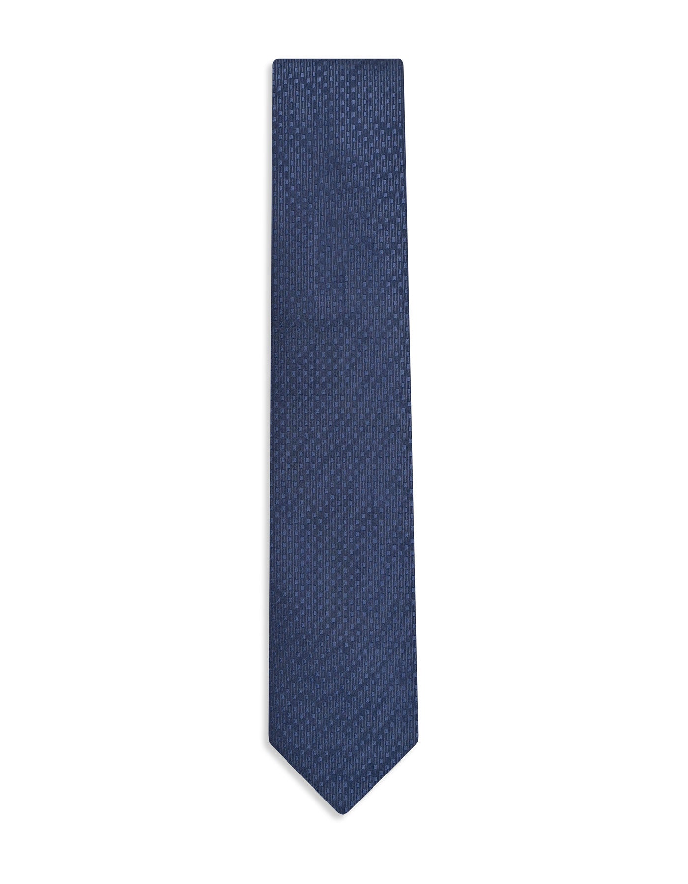 Navy Blue Geometric Tie