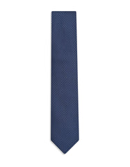 Navy Blue Geometric Tie