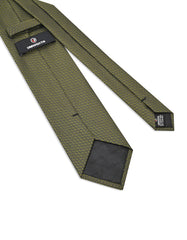 Olive Green Geometric Tie