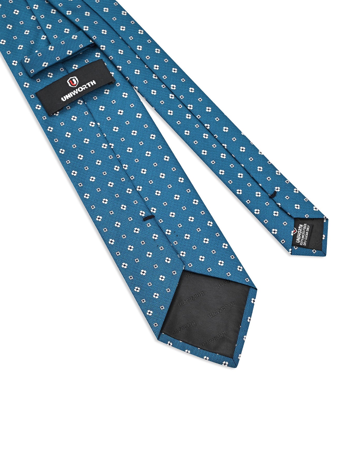 Teal Geometric Tie