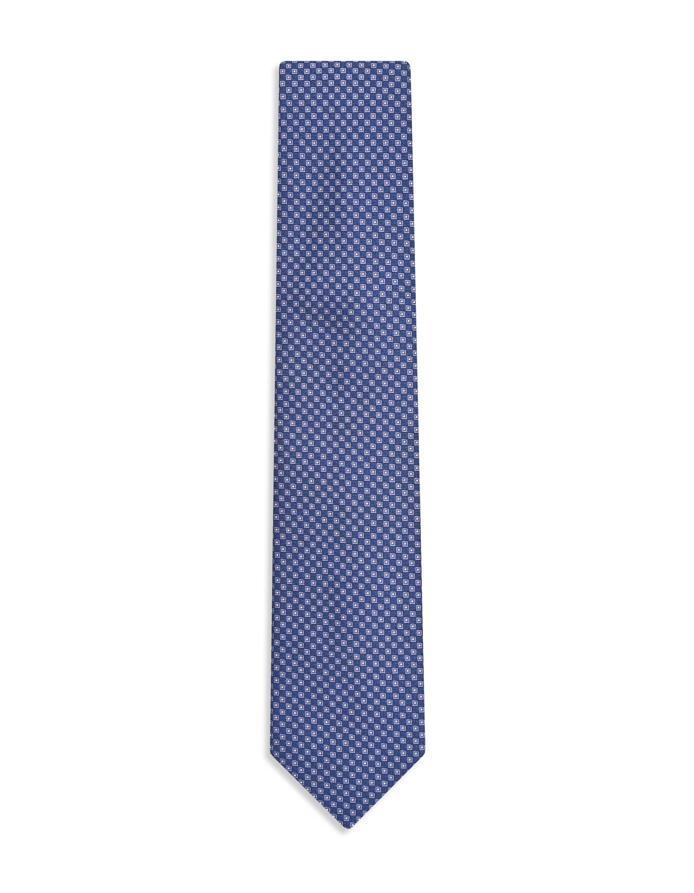 Navy Blue Geometric Tie