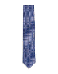 Navy Blue Geometric Tie