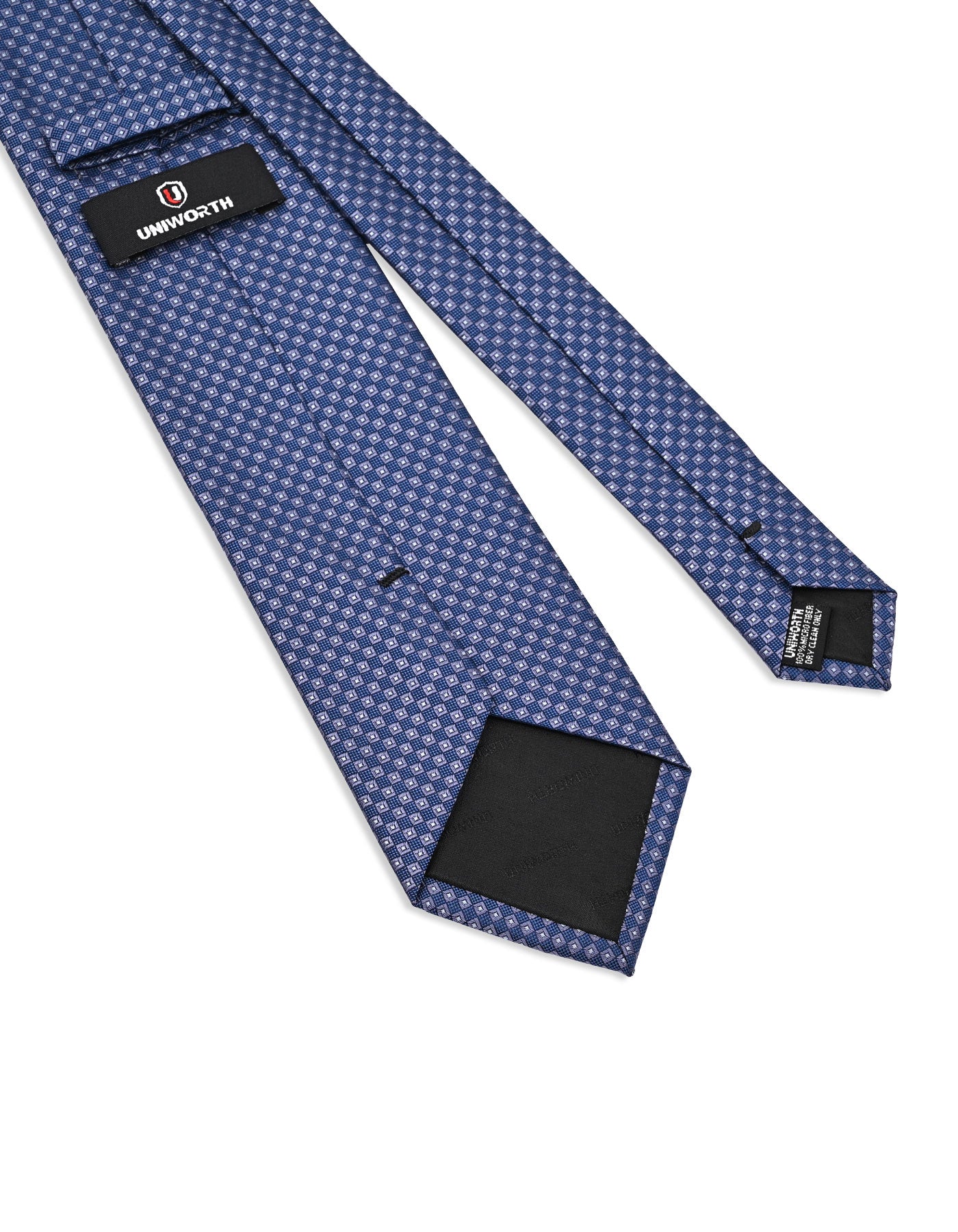 Navy Blue Geometric Tie