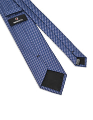 Navy Blue Geometric Tie