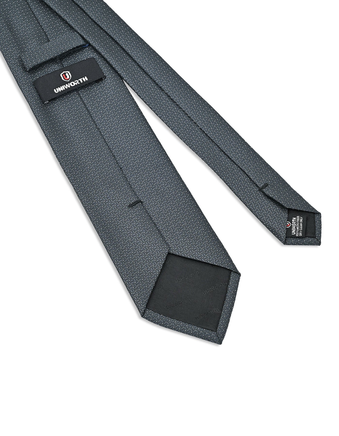Grey Geometric Tie