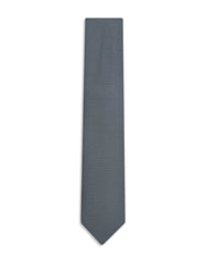 Grey Geometric Tie