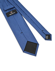 Navy Blue Geometric Tie