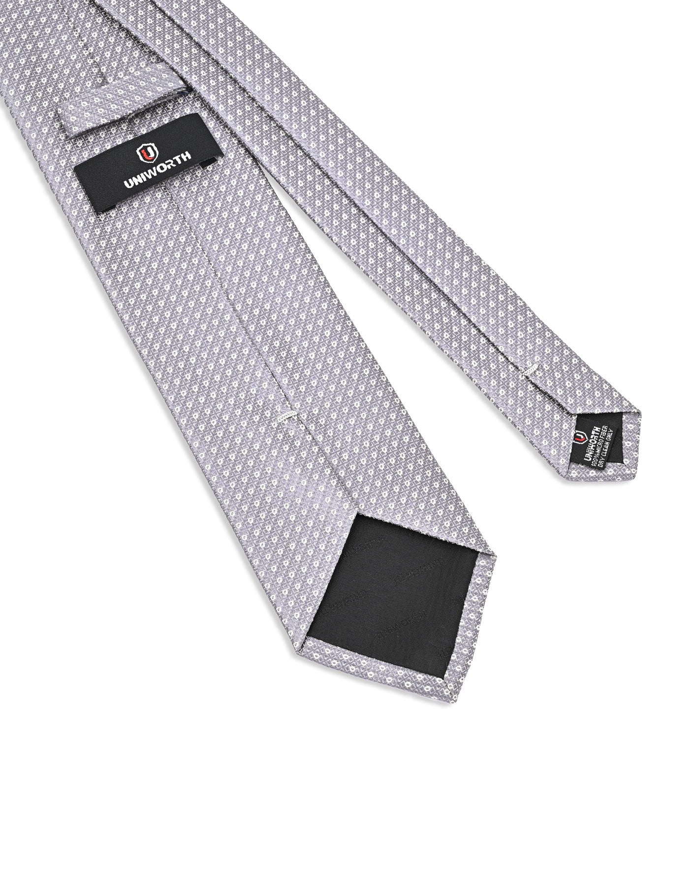 Grey Geometric Tie