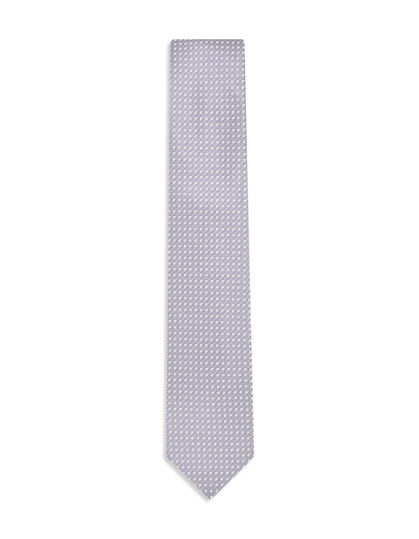 Grey Geometric Tie