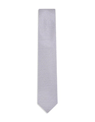 Grey Geometric Tie