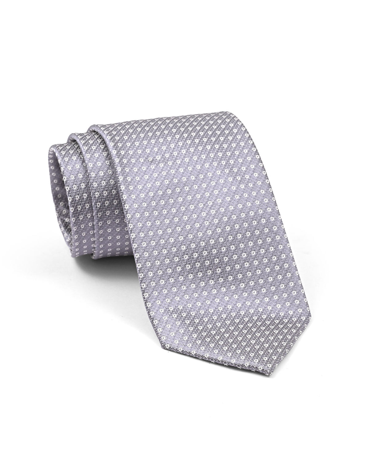 Grey Geometric Tie