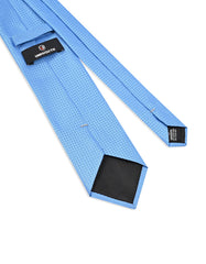 Sky Blue Geometric Tie