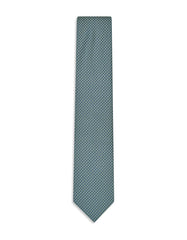 Army Green Geometric Tie