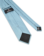 Aqua Geometric Tie