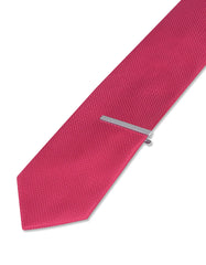 Silver Texture Tie Pin