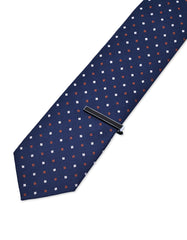 Black Texture Tie Pin