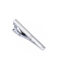 Silver Texture Tie Pin