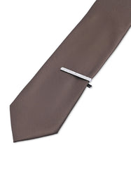 Silver Texture Tie Pin