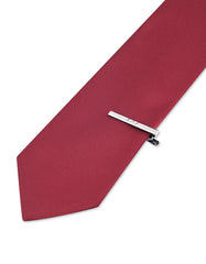 Silver Texture Tie Pin