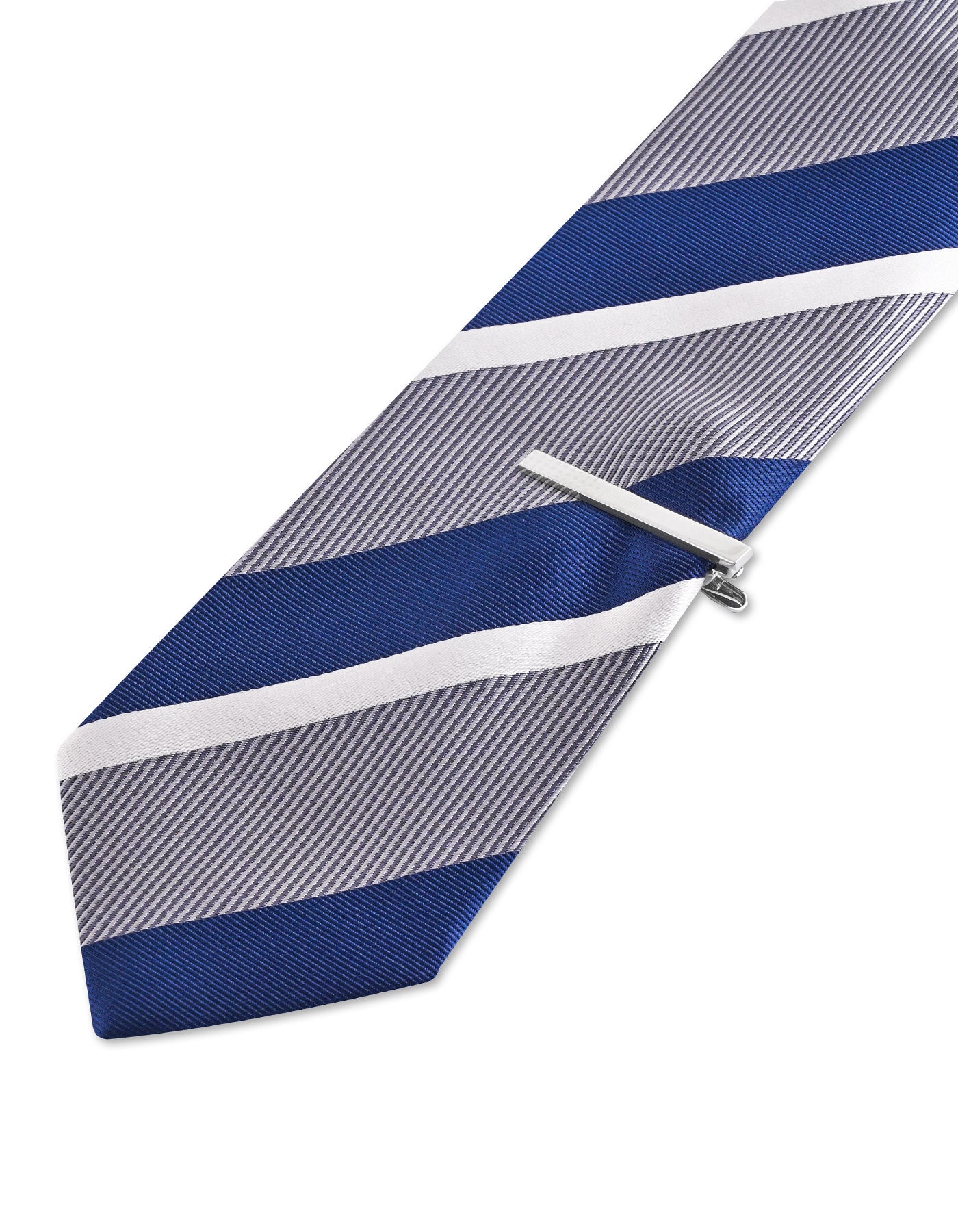 Silver Dotted Tie Pin