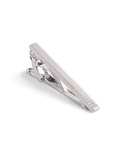 Silver Dotted Tie Pin