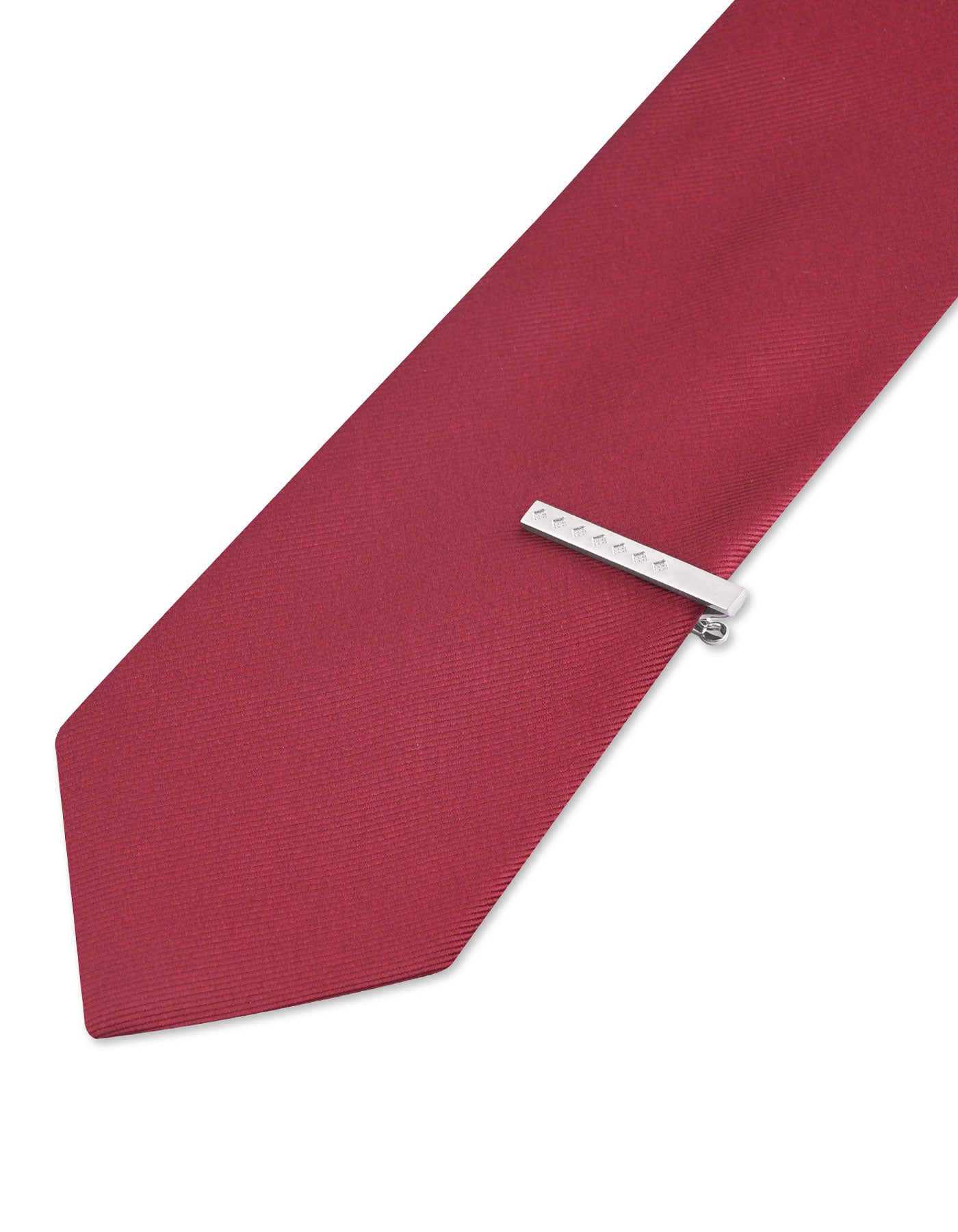 Silver Geometric Tie Pin