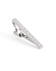 Silver Geometric Tie Pin