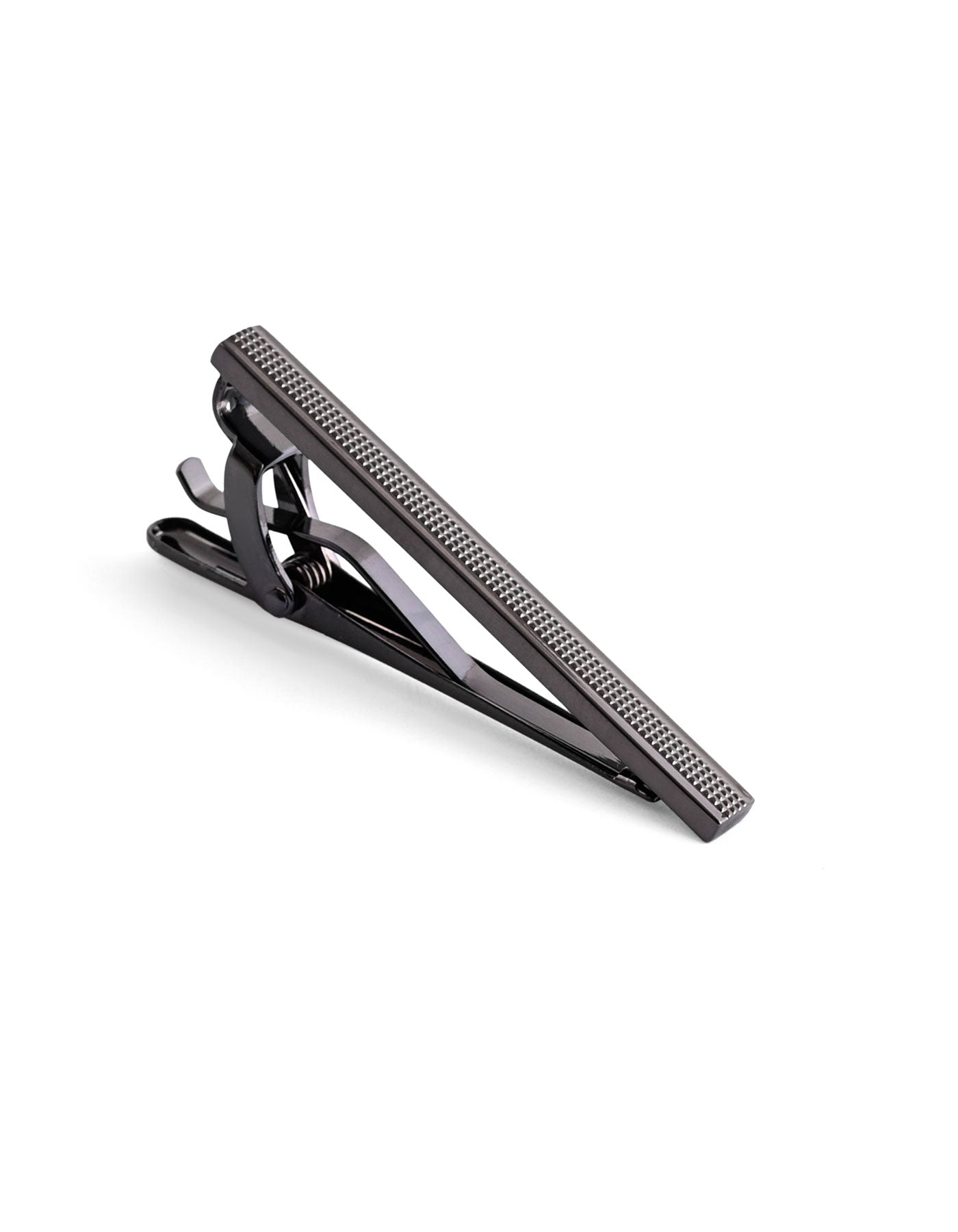 Gun Metalic Geometric Tie Pin