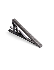 Gun Metalic Geometric Tie Pin
