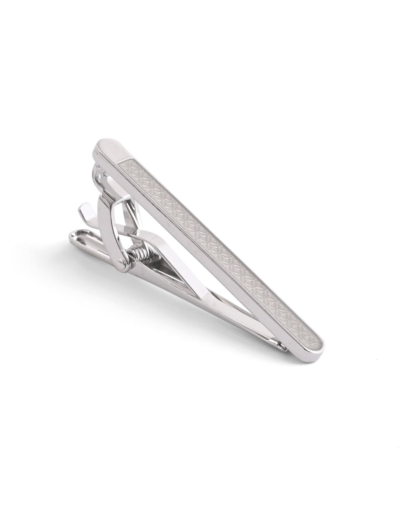 Silver Dotted Tie Pin