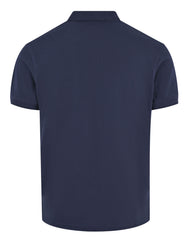 Navy Plain Pique Polo Shirt