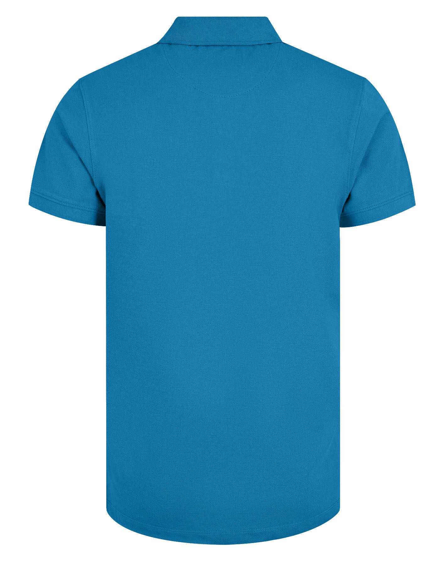 Turquoise Plain Pique Polo Shirt