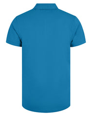 Turquoise Plain Pique Polo Shirt